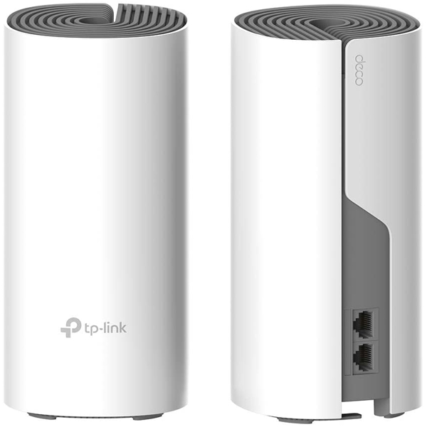 სახლის Wi-fi სისტემა TP-LINK Deco E4(2-pack), AC1200 Whole Home Mesh Wi-Fi System