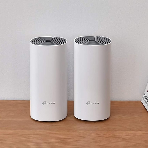 სახლის Wi-fi სისტემა TP-LINK Deco E4(2-pack), AC1200 Whole Home Mesh Wi-Fi System