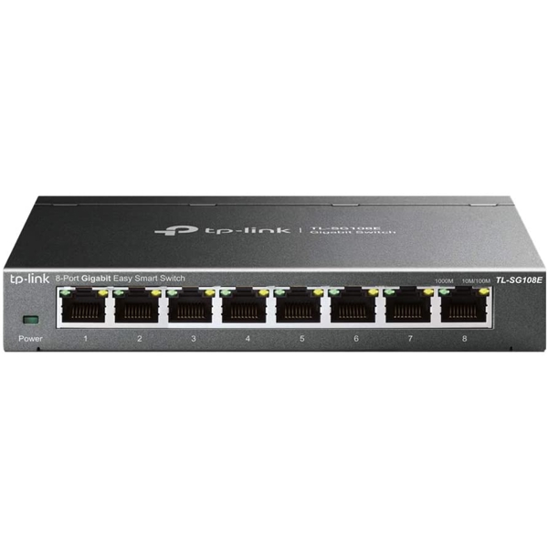 სვიჩი TP-Link TL-SG108E, 8-Port Gigabit Easy Smart Switch