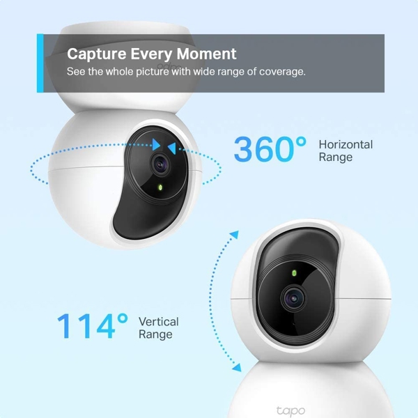 ვიდეო სათვალთვალო კამერა TP-Link Tapo C200, Pan/Tilt Home Security Wi-Fi Camera