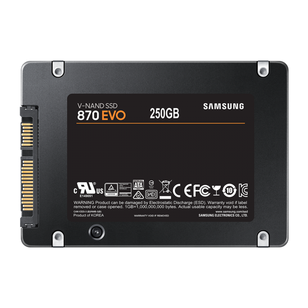 მყარი დისკი Samsung MZ-77E250BW SSD 870 EVO 250GB SATA III 2,5"