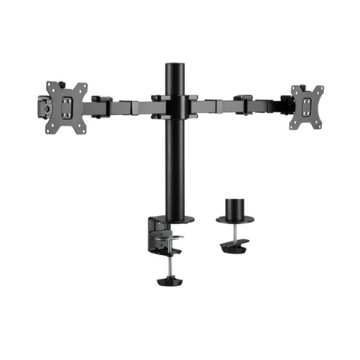 მონიტორის საკიდი Logilink BP0106 Dual Monitor mount 17"-32" steel 360° arm 380mm