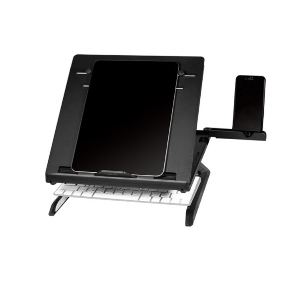 ნოუთბუქის სადგამი LogiLink AA0133 Notebook stand foldable aluminum black