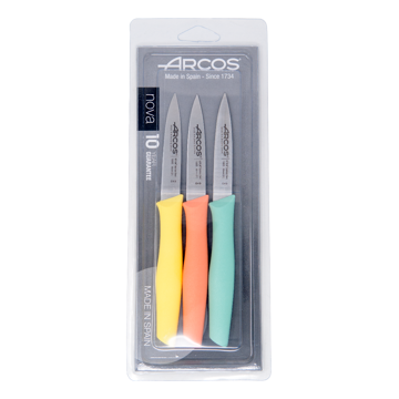 დანების ნაკრები Arcos Nova, 3 pc.set, colors, blister