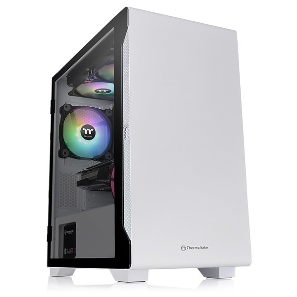 ქეისი Thermaltake CA-1Q9-00S6WN-00 S100 Tempered Glass Snow Edition Micro Chassis White