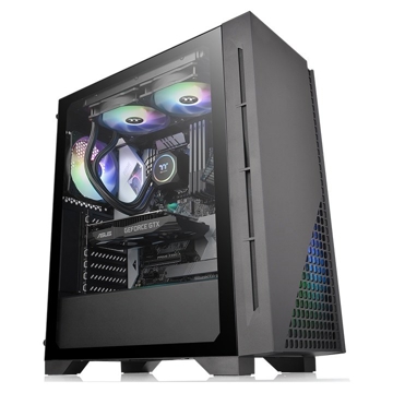 ქეისი Thermaltake CA-1R8-00M1WN-00 H330 Tempered Glass Mid-Tower Chassis Black