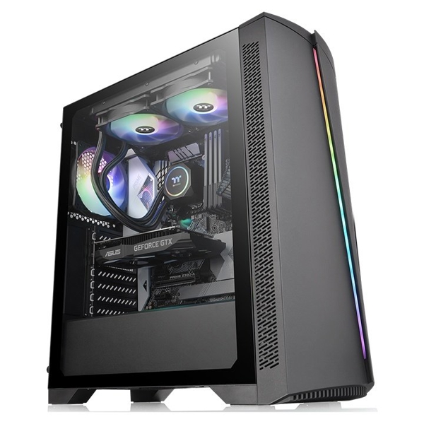 ქეისი Thermaltake H350 Tempered Glass RGB Mid-Tower Chassis (CA-1R9-00M1WN-00)