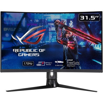 მონიტორი Asus ROG Strix XG32VC 31.5'' QHD, VA Curved Gaming Monitor, 170 Hz, DP HDMI Black