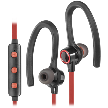 უსადენო ყურსასმენი Defender  OutFit B720 Wireless, black+red 