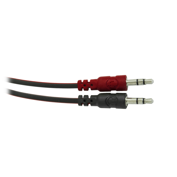 ყურსასმენი Defender Warhead G-185 black + red, cable 2 m