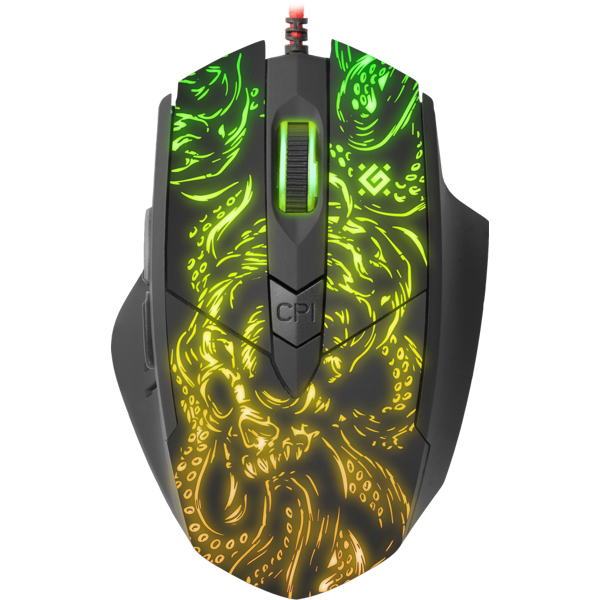 მაუსი DEFENDER Titan GM-650L Wired gaming mouse, RGB,6400 DPI