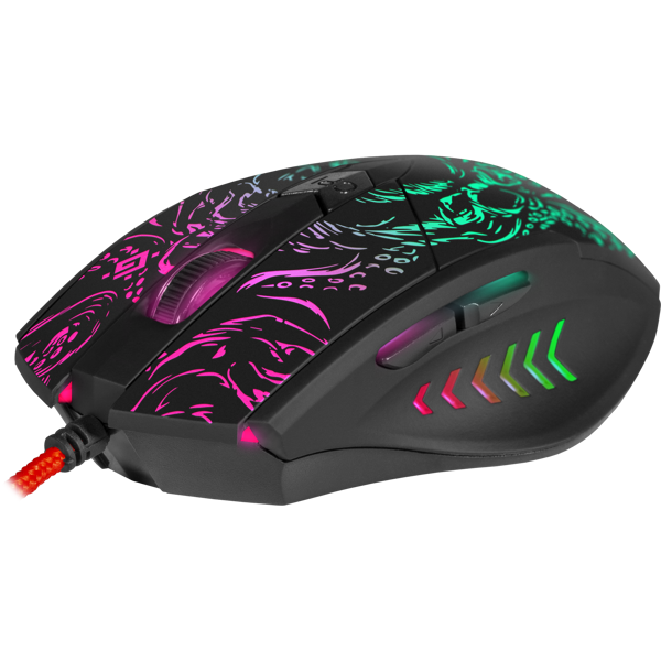 მაუსი DEFENDER Titan GM-650L Wired gaming mouse, RGB,6400 DPI