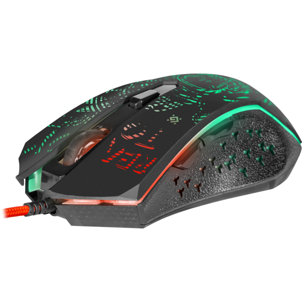 მაუსი DEFENDER Destiny GM-918 Wired gaming mouse, 6 buttons