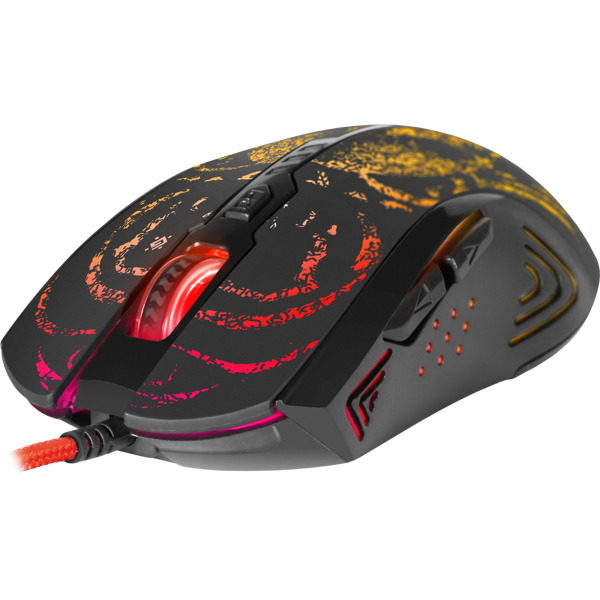 მაუსი DEFENDER Invoker GM-947 Wired gaming mouse, 6 Buttons