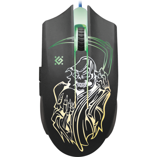 მაუსი Defender  Ghost GM-190L Wired gaming mouse, 6 ღილაკიანი 