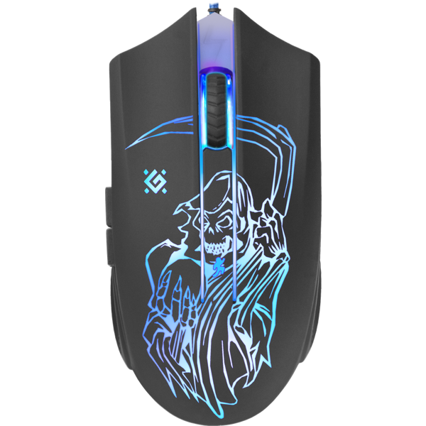 მაუსი Defender  Ghost GM-190L Wired gaming mouse, 6 ღილაკიანი 