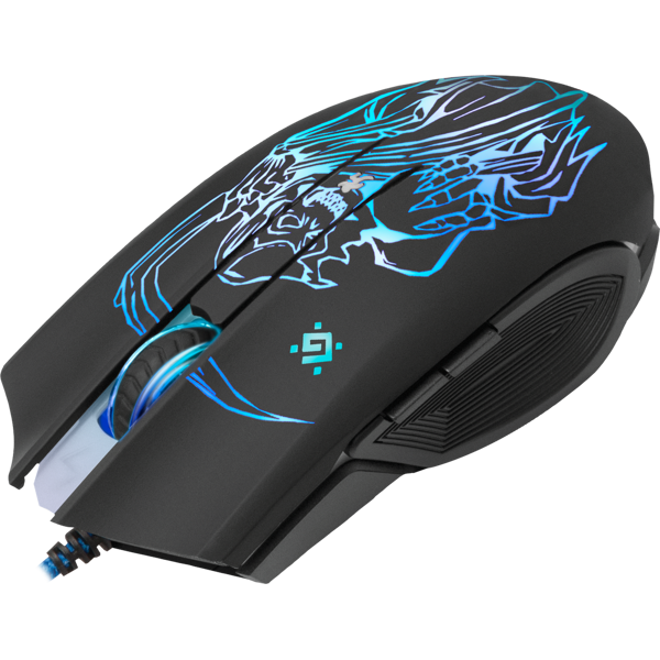 მაუსი Defender  Ghost GM-190L Wired gaming mouse, 6 ღილაკიანი 