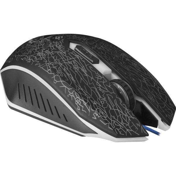 მაუსი Defender Shock GM-110L Wired gaming mouse, 6 ღილაკიანი 