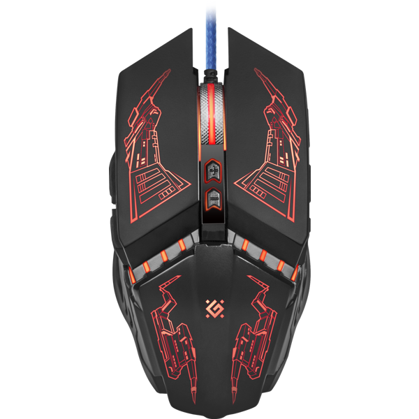 მაუსი Defender Halo Z GM-430L Wired gaming mouse, 3200DPI,Light 