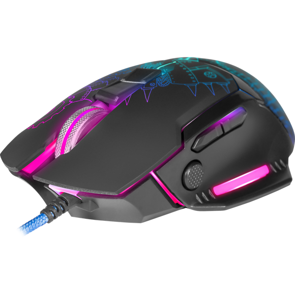 მაუსი Defender Kill'em All GM-480L Wired gaming mouse, 3200DPI,Light 