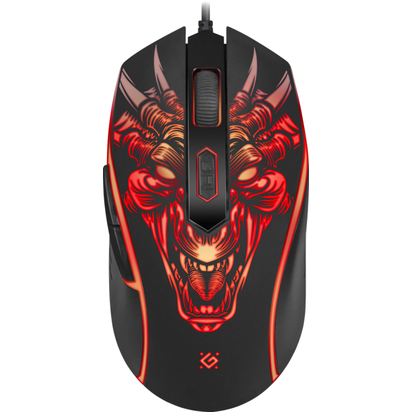 მაუსი Defender Monstro GM-510L Wired gaming mouse, 6D, soft