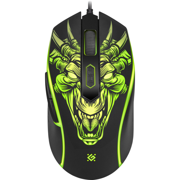 მაუსი Defender Monstro GM-510L Wired gaming mouse, 6D, soft