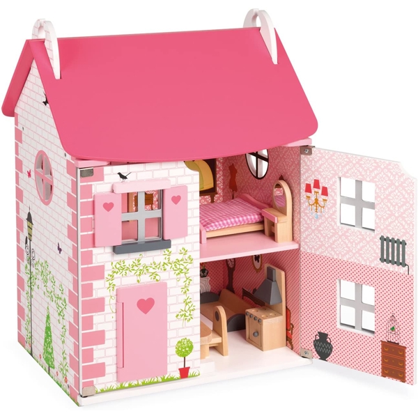 თოჯინების სახლი Janod J06581 Dollhouse of with furniture