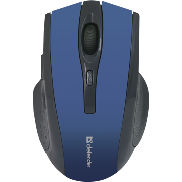 უკაბელო მაუსი Defender Accura MM-665 optical mouse, ლურჯი, 6 ღილაკიანი