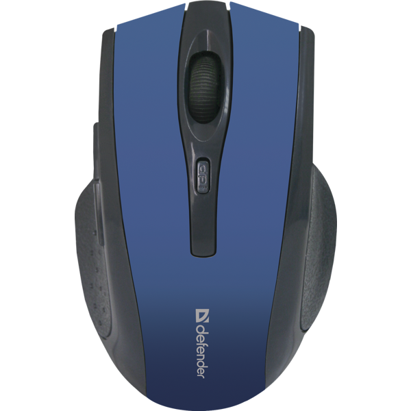 უკაბელო მაუსი Defender Accura MM-665 optical mouse, ლურჯი, 6 ღილაკიანი