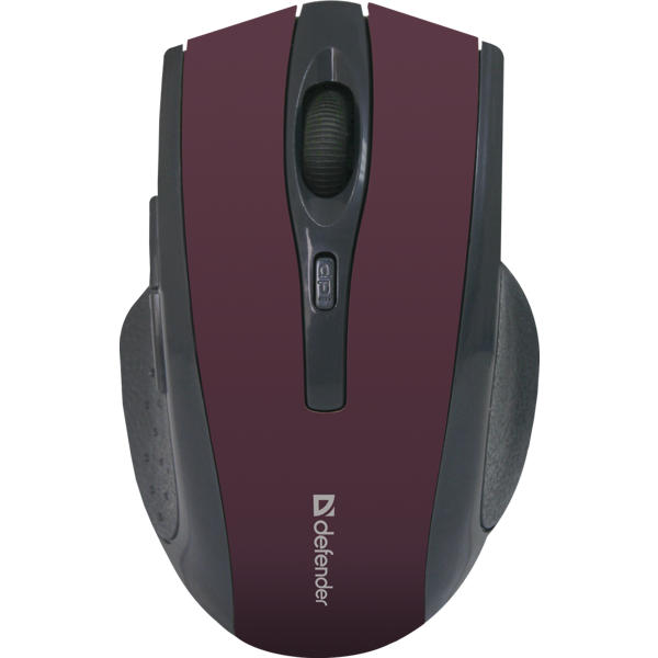 უკაბელო მაუსი Defender Accura MM-665 optical mouse, წითელი, 6 ღილაკიანი