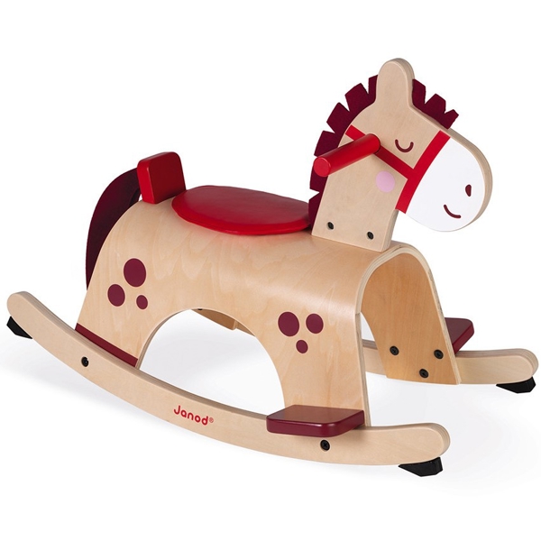 ხის საქანელა სკამი Janod J08023 Pony rocking chair