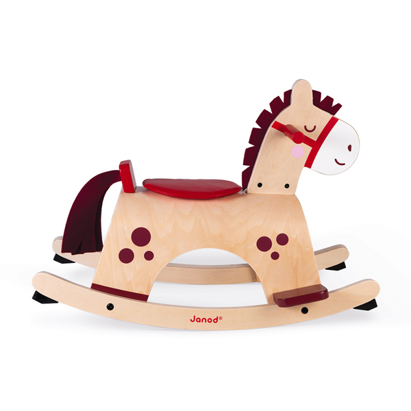 ხის საქანელა სკამი Janod J08023 Pony rocking chair