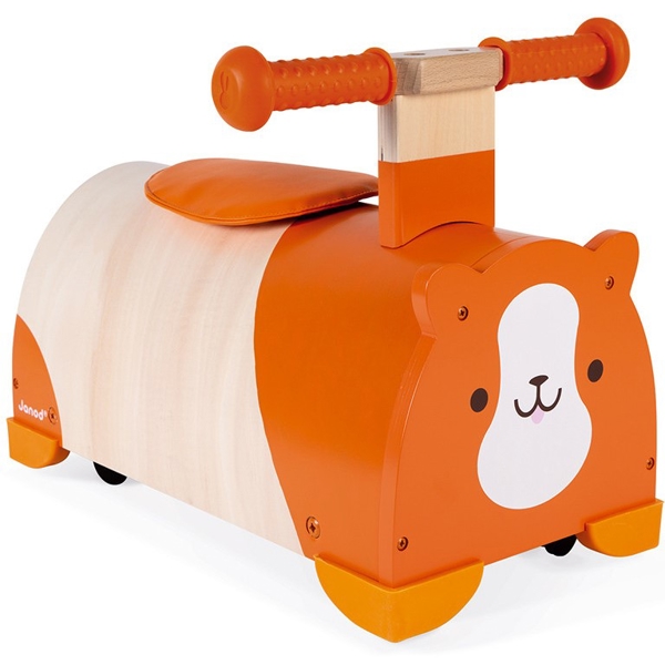 ხის ჰამსტერი Janod J08050 Hamster Ride-On