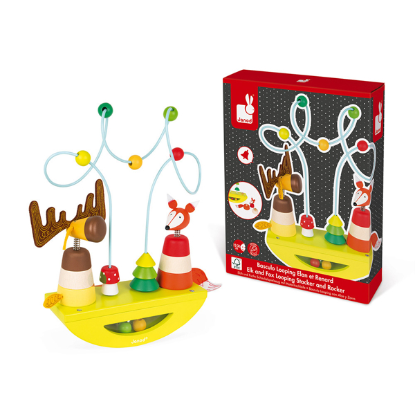 Janod J08197 Balancing game Elk and fox