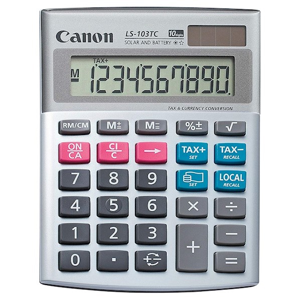 გამომთვლელი Canon LS-103TC Desktop Calculator
