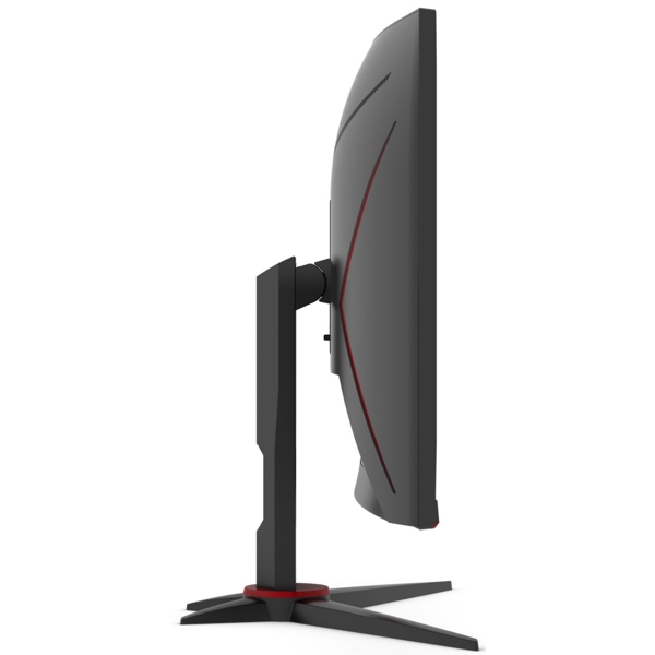 მონიტორი AOC C27G2AE/BK Gaming 27inch LCD, Full HD, 165Hz, VGA, DisplayPort, HDMI Black Red