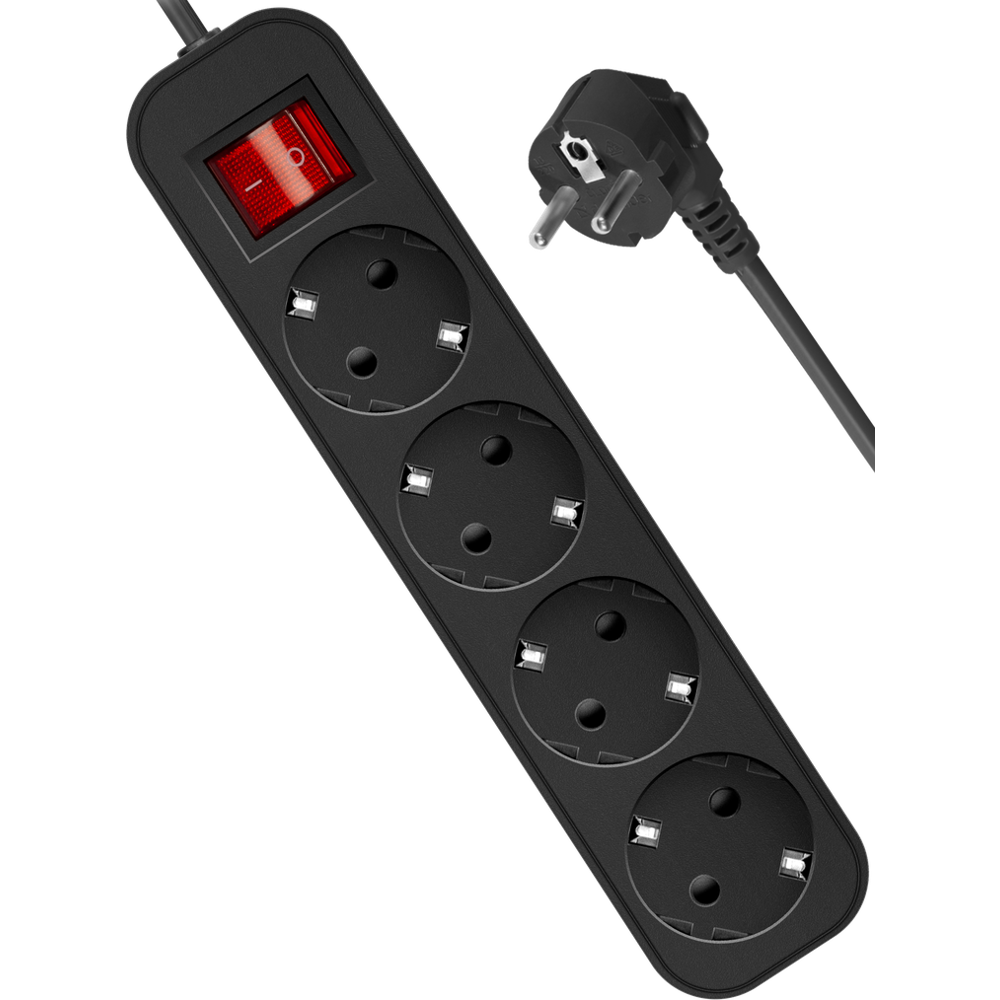 დენის დამაგრძელებელი Defender G450 Power strip, 5.0m, 4 შესაერთებელი