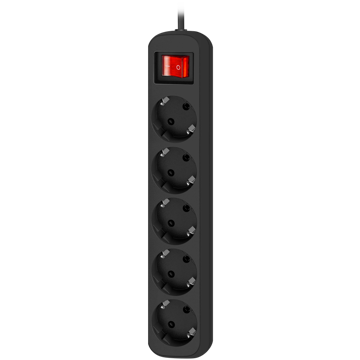 დენის დამაგრძელებელი Defender G518 Power strip, 1.8m, 5 შესაერთებელი