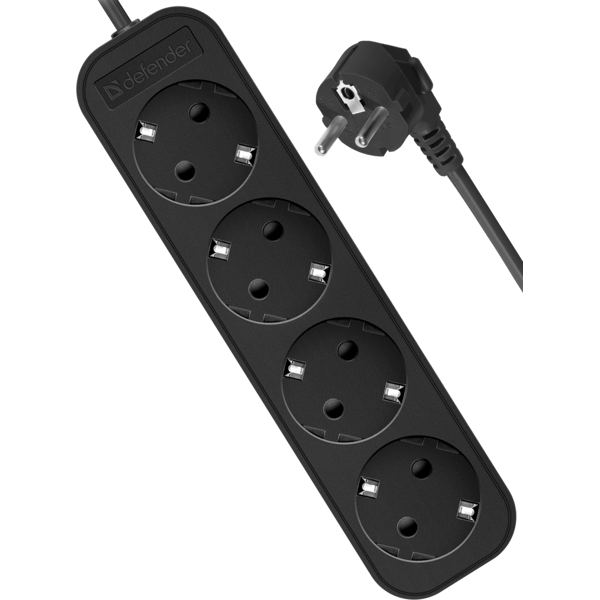 დენის დამაგრძელებელი Defender M450 Power strip, 5.0 m, 4 შესაერთებელი