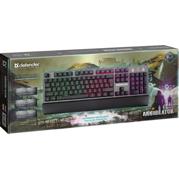 კლავიატურა Annihilator GK-013 Wired gaming keyboard, RGB