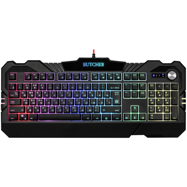 კლავიატურა DEFENDER Butcher GK-193DL Wired gaming,RGB