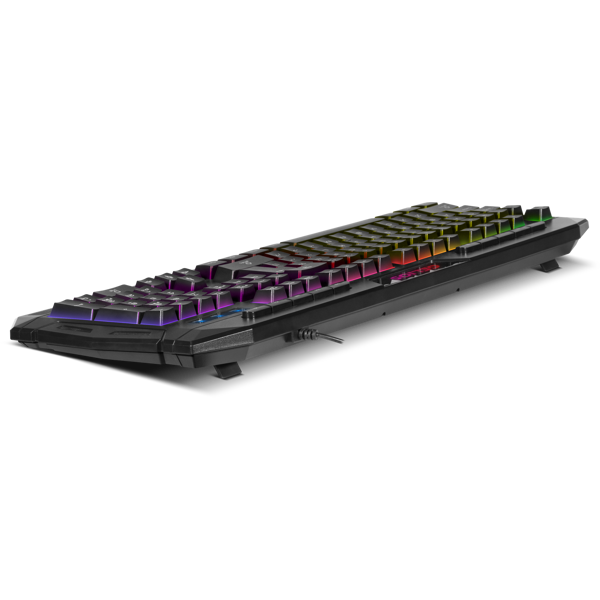 კლავიატურა DEFENDER Gelios GK-174DL Wired gaming, RU, rainbow backlight