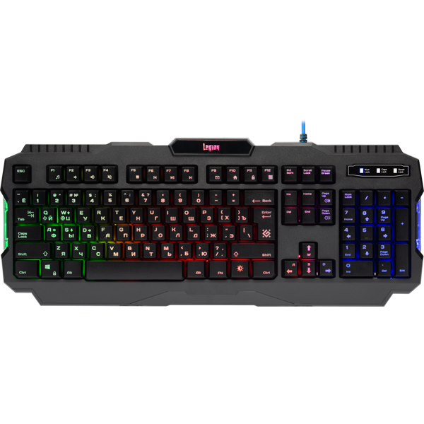 კლავიატურა Defender Legion GK-010DL, 104 keys, RGB