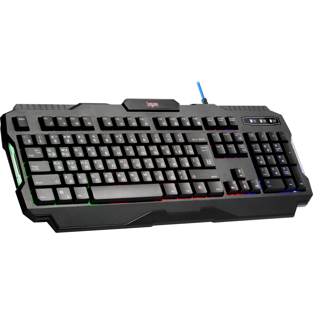 კლავიატურა Defender Legion GK-010DL, 104 keys, RGB