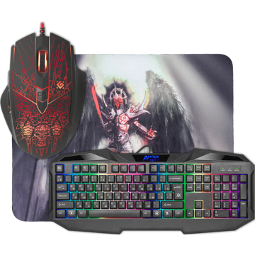 გეიმინგ კომპლექტი DEFENDER Anger MKP-019 ,RBG ,KB, Mouse, Mouse Pad