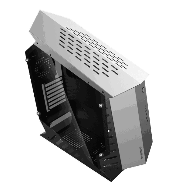 ქეისი GAMEMAX AUTOBOT ATX case ,Water Cooler Radiator MB layout 240mm, Black/Silver