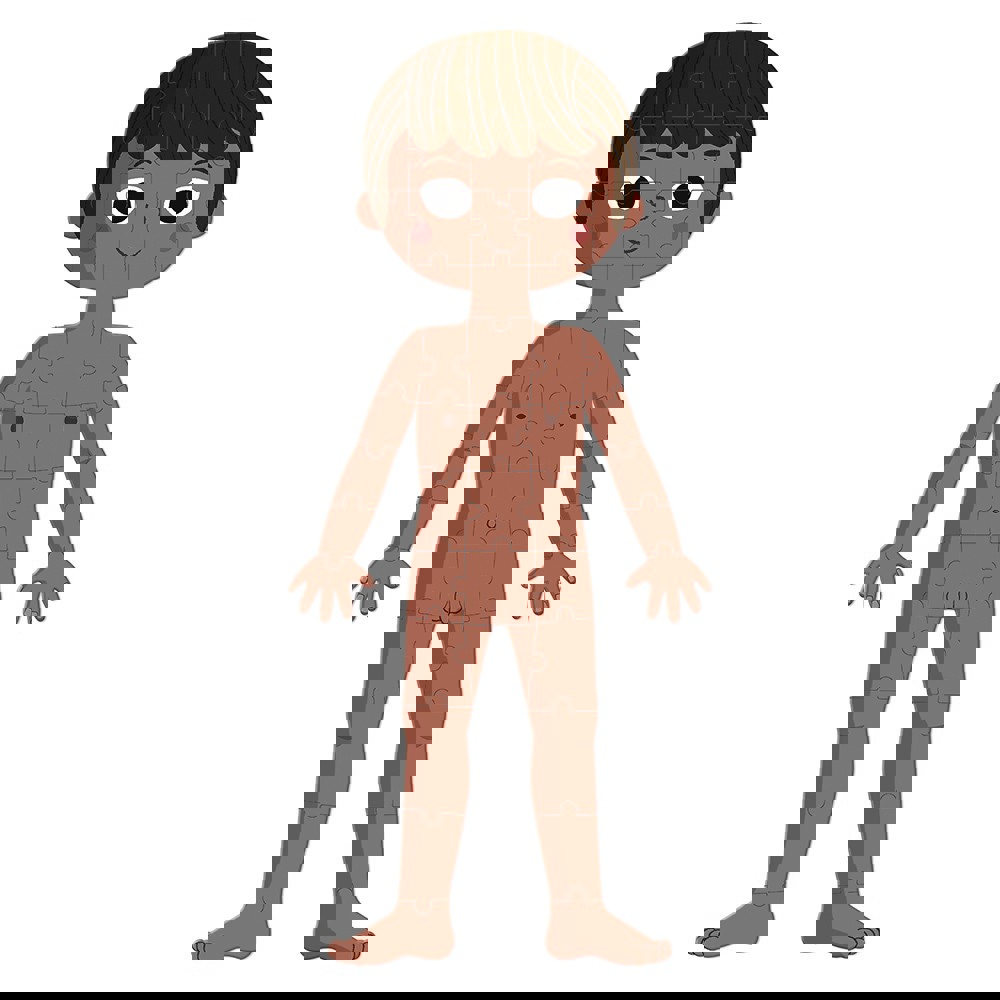 Janod J02681 Educational Puzzle Human Body