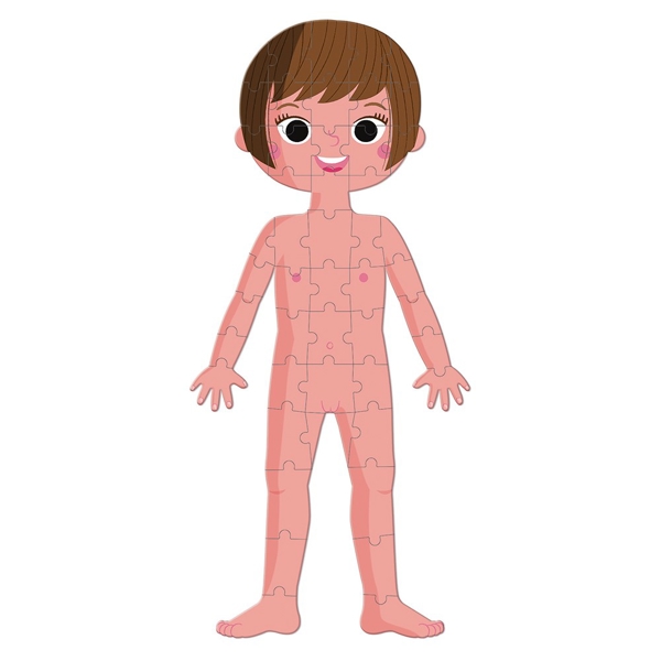 სათამაშო თავსატეხი Janod J02681 Educational Puzzle Human Body