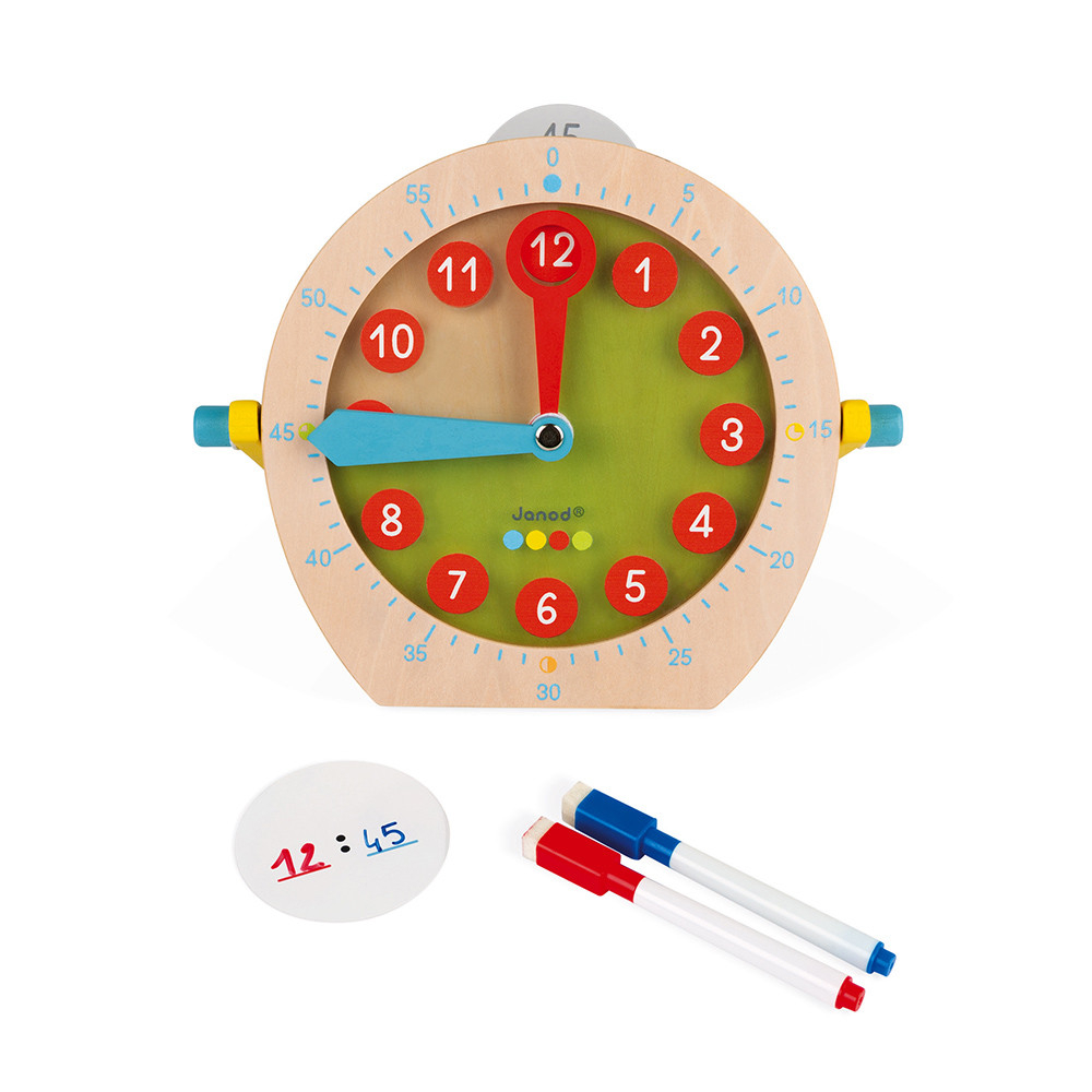 სასწავლო საათი Janod J05076 Educational toy Learn to name time