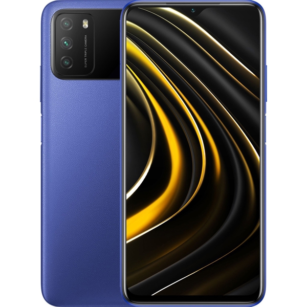 მობილური ტელეფონი Xiaomi POCO M3 Global version 4GB, 128GB Dual Sim LTE Blue